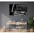 OBRAZ TESAŘSKÉ NÁŘADÍ V ČERNOBÍLÉM PROVEDENÍ - ČERNOBÍLÉ OBRAZY - OBRAZY