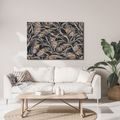 TABLEAU SUR TOILE – PAPILLONS DANS UNE VÉGÉTATION DÉLICATE - TABLEAUX PAPILLONS - TABLEAUX