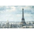 CANVAS PRINT WINTER PARIS - PICTURES OF CITIES - PICTURES