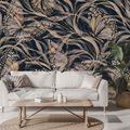 SELBSTKLEBENDE TAPETE ELEGANTE SCHMETTERLINGE AUF DUNKLEM HINTERGRUND - TAPETEN SCHMETTERLINGE - TAPETEN