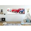 CANVAS PRINT COLORFUL CAR MODELS - PICTURES CARS - PICTURES