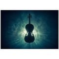FOTOTAPETE CELLO IM KOSMISCHEN LICHT - MUSIK FOTOTAPETEN - TAPETEN