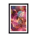 POSTER WITH MOUNT SPARKLING ABSTRACTION - ABSTRACT AND PATTERNED - POSTERS