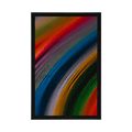 POSTER DETAIL OF COLORED MATERIAL - ABSTRACT AND PATTERNED - POSTERS