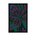 POSTER ABSTRACTION WITH A PREDOMINANT GREEN COLOR - ABSTRACT AND PATTERNED - POSTERS