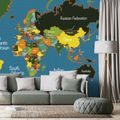 SELF ADHESIVE WALLPAPER STYLISH MAP - SELF-ADHESIVE WALLPAPERS - WALLPAPERS