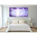 CANVAS PRINT WINGS WITH ABSTRACT ELEMENTS - PICTURES OF ANGELS - PICTURES