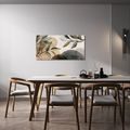 WANDBILD NATÜRLICHE ELEGANZ DER BLÄTTER - BILDER BÄUME UND LAUB - BILDER