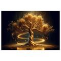 TABLEAU SUR TOILE – ARBRE DE VIE DORÉ ÉCLATANT - TABLEAUX - 🔥 VENTE TOTALE