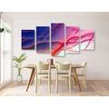 5-PIECE CANVAS PRINT ABSTRACT WAVES FULL OF COLORS - ABSTRACT PICTURES{% if product.category.pathNames[0] != product.category.name %} - PICTURES{% endif %}