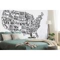 WALLPAPER GRAY MAP OF THE USA WITH INDIVIDUAL STATES - WALLPAPERS MAPS - WALLPAPERS