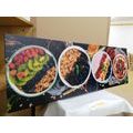 CANVAS PRINT DELICIOUS MUESLI VARIATIONS - PICTURES OF FOOD AND DRINKS - PICTURES