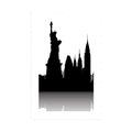 POSTER WITH MOUNT INTERNATIONAL SYMBOLS OF METROPOLISES - CITIES - POSTERS