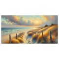 OBRAZ POBŘEŽÍ V TEPLÉM SVĚTLE - OBRAZY MOŘE A PLÁŽ - OBRAZY