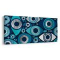 TABLEAU SUR TOILE – CERCLES HYPNOTIQUES ET YEUX - TABLEAUX PAR THÈME - TABLEAUX