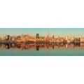 CANVAS PRINT WATER REFLECTION OF THE CHARMING NEW YORK CITY - PICTURES OF CITIES{% if product.category.pathNames[0] != product.category.name %} - PICTURES{% endif %}