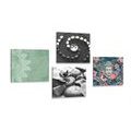 CANVAS PRINT SET FENG SHUI IN AN UNCONVENTIONAL COMBINATION - SET OF PICTURES - PICTURES