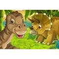 SAMOLEPÍCÍ TAPETA VESELÉ DINOSAUŘI - SAMOLEPÍCÍ TAPETY - TAPETY