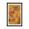 POSTER WITH MOUNT ABSTRACTION IN THE STYLE OF G. KLIMT - ABSTRACT AND PATTERNED - POSTERS