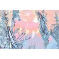 IMPRESSION SUR TOILE ABSTRACTION DES ARBRES - IMPRESSION SUR TOILE FORÊT - IMPRESSION SUR TOILE