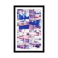 POSTER WITH MOUNT GEOMETRIC PATTERNS - ABSTRACT AND PATTERNED - POSTERS