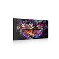 CANVAS PRINT UNUSUAL BUTTERFLY - POP ART PICTURES - PICTURES