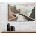 CANVAS PRINT WORLD-FAMOUS GREAT WALL OF CHINA - PICTURES MOUNTAINS - PICTURES