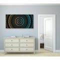 CANVAS PRINT MANDALA WITH A SUN PATTERN - PICTURES FENG SHUI - PICTURES