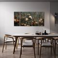 5-TEILIGES WANDBILD BLUMENHARMONIE - BILDER BLUMEN - BILDER