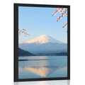 AFFICHE VUE SUR LE LAC DU MONT FUJI - NATURE - AFFICHES