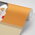 SELF ADHESIVE WALLPAPER LADY FROM THE FAR EAST - SELF-ADHESIVE WALLPAPERS - WALLPAPERS