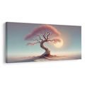 OBRAZ STROM ŽIVOTA V RŮŽOVÉM SVĚTLE - OBRAZY STROMY ŽIVOTA - OBRAZY