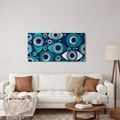 TABLEAU SUR TOILE – CERCLES HYPNOTIQUES ET YEUX - TABLEAUX PAR THÈME - TABLEAUX
