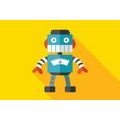 OBRAZ VESELÝ ROBOT - DĚTSKÉ OBRAZY - OBRAZY