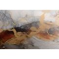CANVAS PRINT BROWN-GRAY MARBLE - MARBLE PICTURES - PICTURES