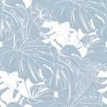 SELF ADHESIVE WALLPAPER FINE MONSTERA FLOWERS - SELF-ADHESIVE WALLPAPERS - WALLPAPERS