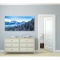 CANVAS PRINT FROZEN MOUNTAINS - PICTURES OF NATURE AND LANDSCAPE - PICTURES