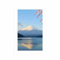 POSTER MIT PASSEPARTOUT BLICK VOM SEE AUF FUJI - NATUR - POSTER