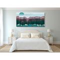 CANVAS PRINT JUNGLE IN A MODERN DESIGN - PICTURES OF NATURE AND LANDSCAPE - PICTURES