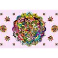 SELF ADHESIVE WALLPAPER MULTICOLORED MANDALA - SELF-ADHESIVE WALLPAPERS - WALLPAPERS