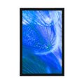 POSTER BEAUTIFUL DANDELION IN BLUE DESIGN - FLOWERS - POSTERS