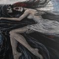 WANDBILD SKELETTLIEBE IM VOLLMONDLICHT - HALLOWEEN- UND HORROR-BILDER - BILDER