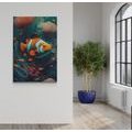 CANVAS PRINT OF A SURREALISTIC CLOWN WITH AN EYE - PICTURES UNDERWATER WORLD - PICTURES