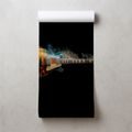 FOTOTAPETE BUNTE E-GITARRE AUF SCHWARZEM HINTERGRUND - MUSIK FOTOTAPETEN - TAPETEN