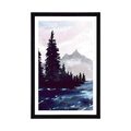 POSTER WITH MOUNT ARTISTIC LANDSCAPE - NATURE - POSTERS