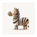 OBRAZ VESELÁ ZEBRA PRO DĚTI - DĚTSKÉ OBRAZY ZVÍŘÁTKA - OBRAZY