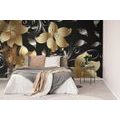 SELF ADHESIVE WALLPAPER LUXURIOUS GOLDEN LILY - WALLPAPERS - 🔥 TOTAL SALE 🔥