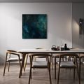 TABLEAU SUR TOILE – ABSTRACTION COSMIQUE AUX ÉCLATS SCINTILLANTS - IMAGES DE GALAXIE - TABLEAUX