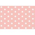 SELF ADHESIVE WALLPAPER PINK BACKGROUND DOTTED WITH WHITE SPOTS - SELF-ADHESIVE WALLPAPERS - WALLPAPERS