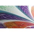 CANVAS PRINT COLORED GLASS ABSTRACTION - ABSTRACT PICTURES - PICTURES